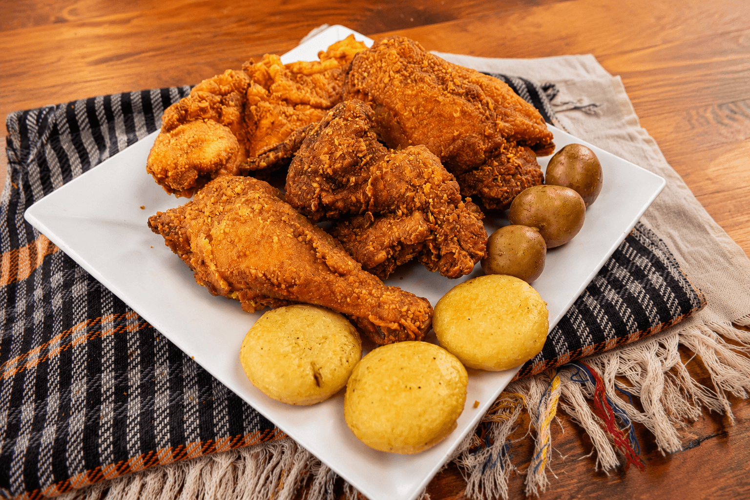 Pollo Apanado Entero